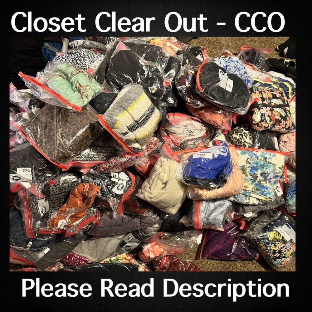 Closest Clear Out - CCO FRIDAY’s and SUNDAY’s ONLY